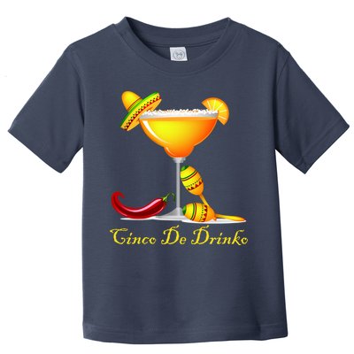 Cinco De Drinko Margarita Mayo Funny Day of the Dead Toddler T-Shirt