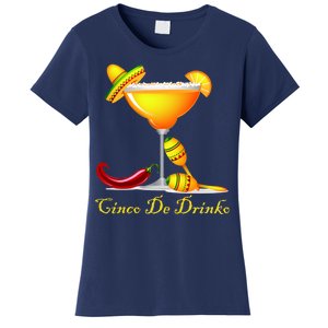 Cinco De Drinko Margarita Mayo Funny Day of the Dead Women's T-Shirt