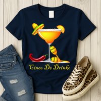 Cinco De Drinko Margarita Mayo Funny Day of the Dead Womens T-Shirt