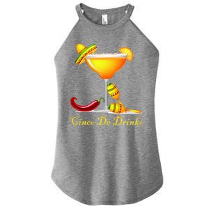 Cinco De Drinko Margarita Mayo Funny Day of the Dead Women's Perfect Tri Rocker Tank