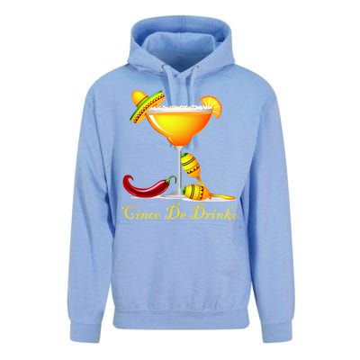 Cinco De Drinko Margarita Mayo Funny Day of the Dead Unisex Surf Hoodie