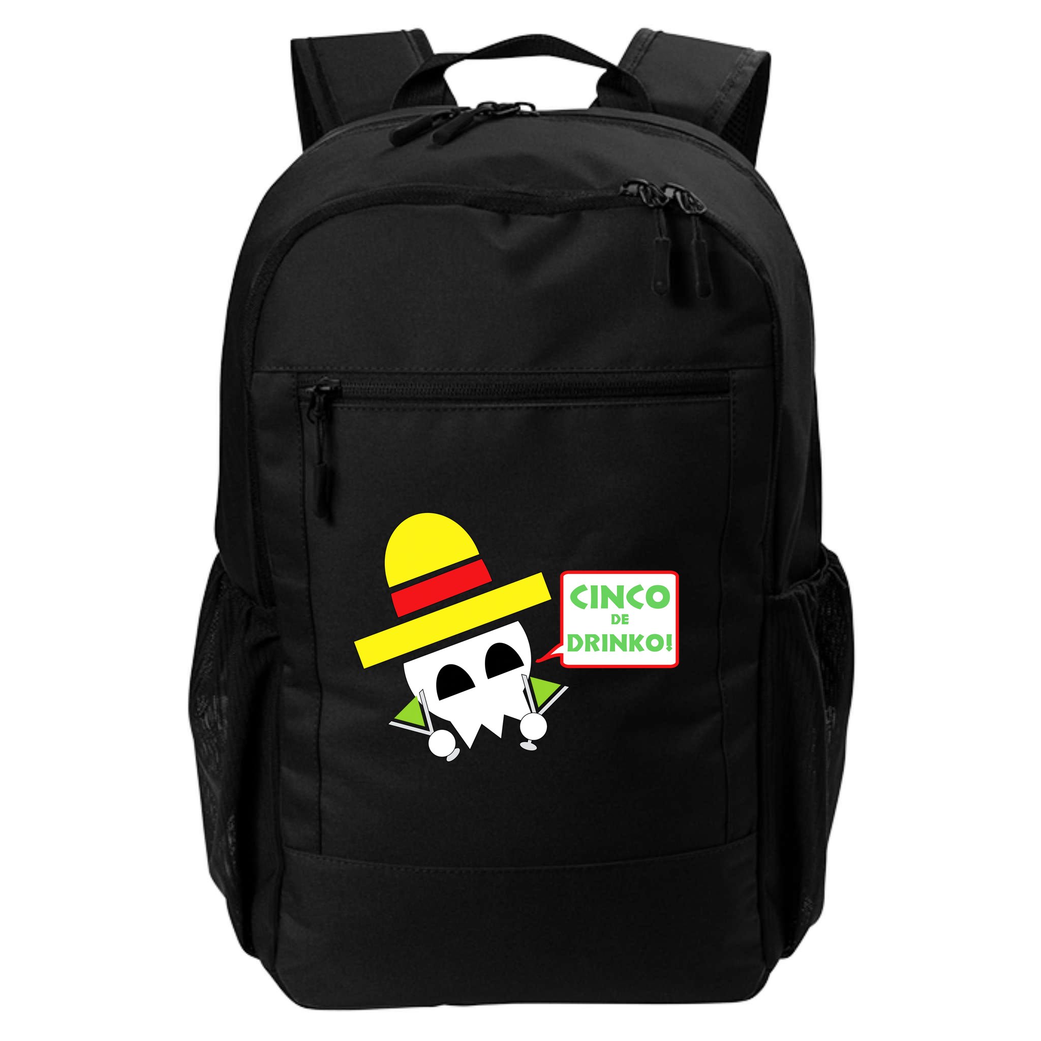 Cinco De Drinko Skull Cinco De Mayo Backpack
