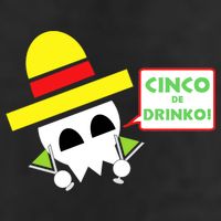 Cinco De Drinko Skull Cinco De Mayo Adult Drive Performance Visor
