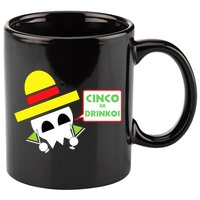 Cinco De Drinko Skull Cinco De Mayo 11oz C Handle Ceramic Mug