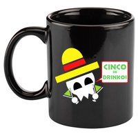 Cinco De Drinko Skull Cinco De Mayo 11oz C Handle Ceramic Mug