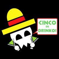 Cinco De Drinko Skull Cinco De Mayo Baby Bodysuit