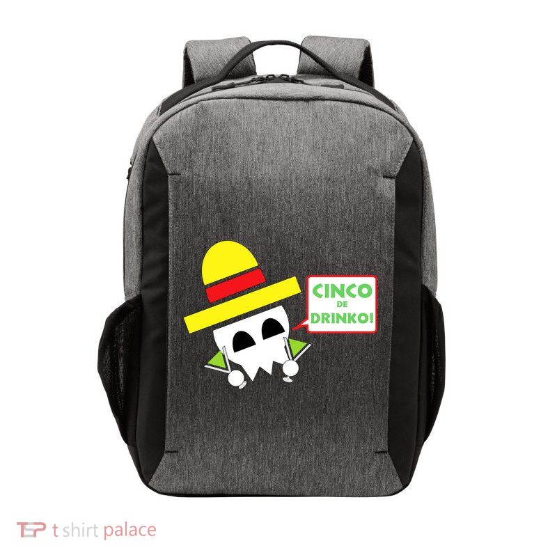 Cinco De Drinko Skull Cinco De Mayo Vector Backpack