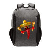 Cinco De Mayo Chili Pepper Dancing Moustache Mexican Vector Backpack