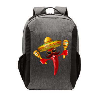 Cinco De Mayo Chili Pepper Dancing Moustache Mexican Vector Backpack