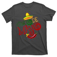 Cinco De Mayo Day of the Dead Sombrero Chili Pepper T-Shirt