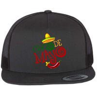 Cinco De Mayo Day of the Dead Sombrero Chili Pepper Flatbill Hat