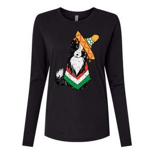 Cinco De Mayo Dog Womens Cotton Relaxed Long Sleeve T-Shirt