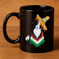 Cinco De Mayo Dog 11oz C Handle Ceramic Mug