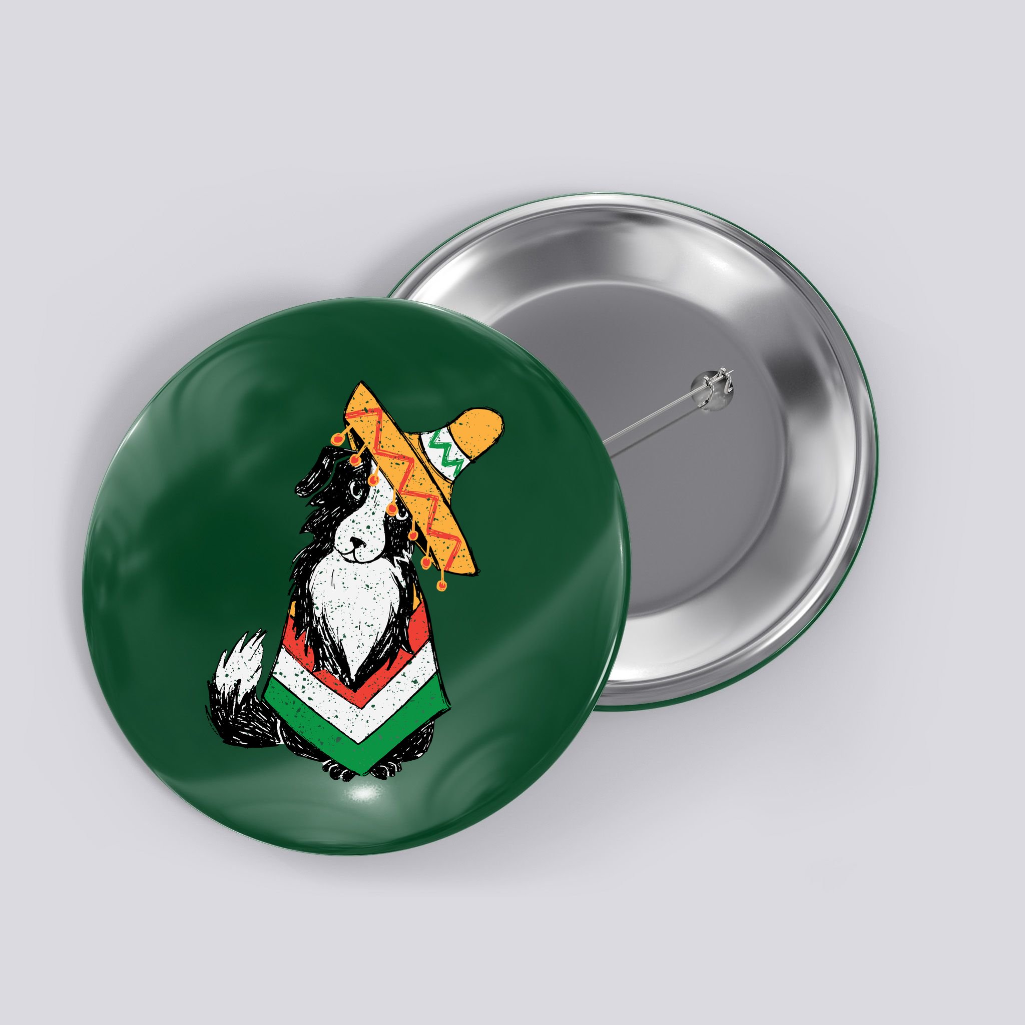 Cinco De Mayo Dog Button