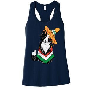 Cinco De Mayo Dog Women's Racerback Tank