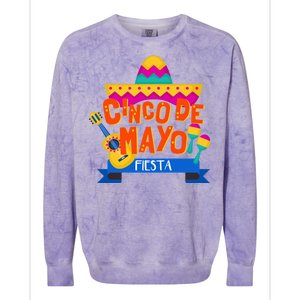 Cinco De Mayo Fiesta  Colorblast Crewneck Sweatshirt