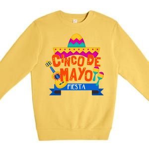 Cinco De Mayo Fiesta  Premium Crewneck Sweatshirt