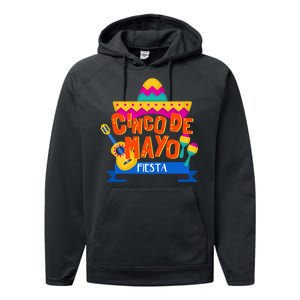 Cinco De Mayo Fiesta  Performance Fleece Hoodie