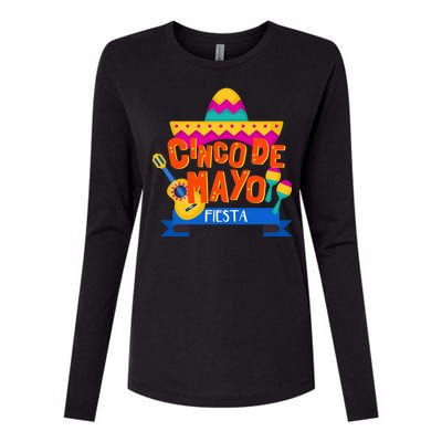 Cinco De Mayo Fiesta  Womens Cotton Relaxed Long Sleeve T-Shirt