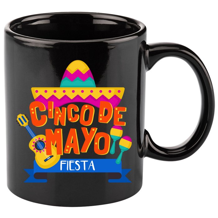 Cinco De Mayo Fiesta  11oz C Handle Ceramic Mug