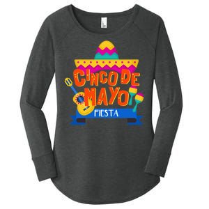 Cinco De Mayo Fiesta  Women's Perfect Tri Tunic Long Sleeve Shirt