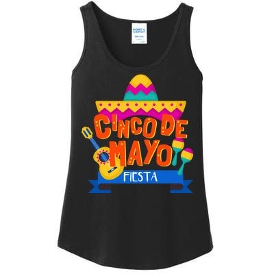 Cinco De Mayo Fiesta  Ladies Essential Tank