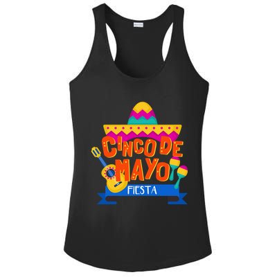Cinco De Mayo Fiesta  Ladies PosiCharge Competitor Racerback Tank