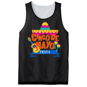 Cinco De Mayo Fiesta  Mesh Reversible Basketball Jersey Tank