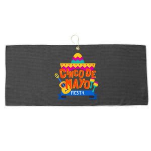 Cinco De Mayo Fiesta  Large Microfiber Waffle Golf Towel