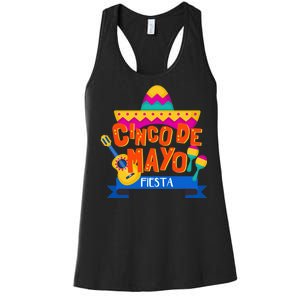 Cinco De Mayo Fiesta  Women's Racerback Tank