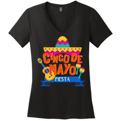 Cinco De Mayo Fiesta  Women's V-Neck T-Shirt