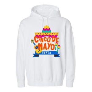 Cinco De Mayo Fiesta  Garment-Dyed Fleece Hoodie