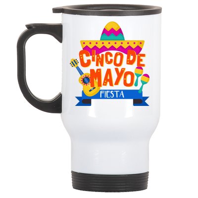 Cinco De Mayo Fiesta  Stainless Steel Travel Mug