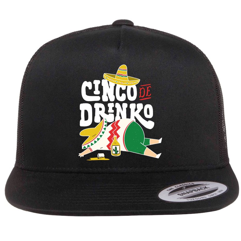 Cinco De Mayo Funny Flat Bill Trucker Hat