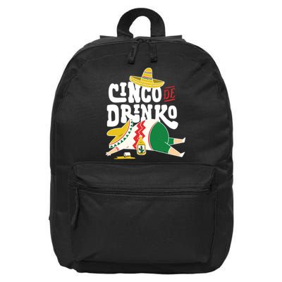 Cinco De Mayo Funny 16 in Basic Backpack