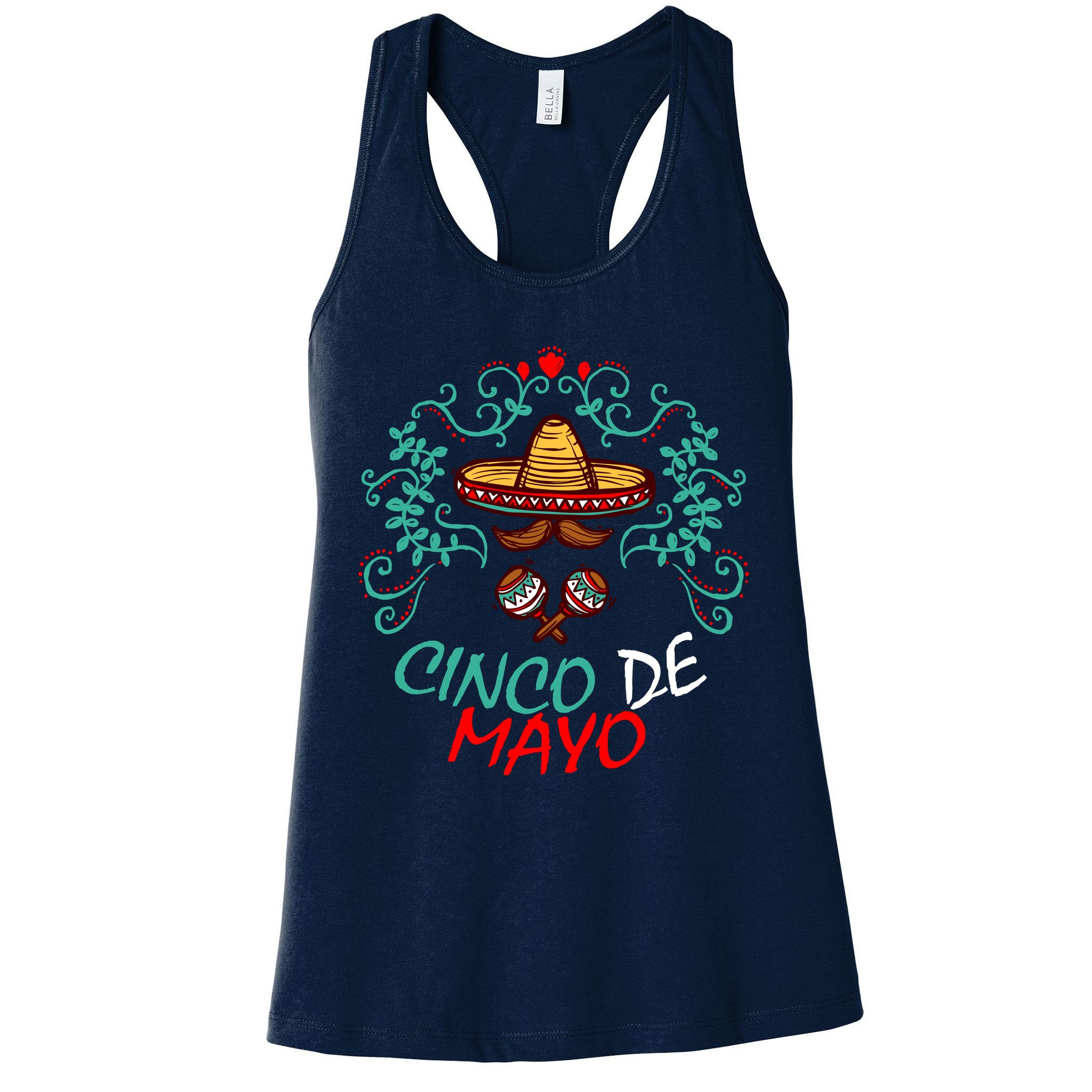 Cinco De Mayo Logo Womens Tank Top
