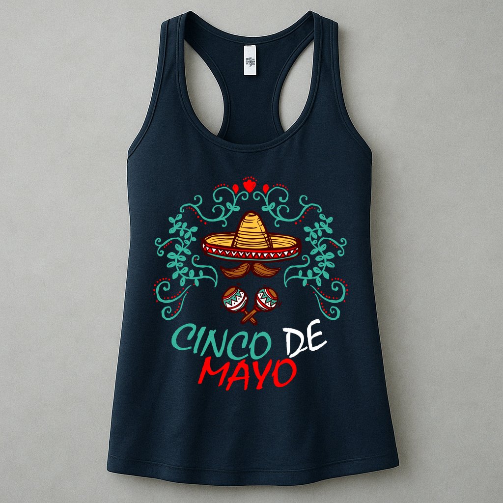 Cinco De Mayo Logo Womens Tank Top