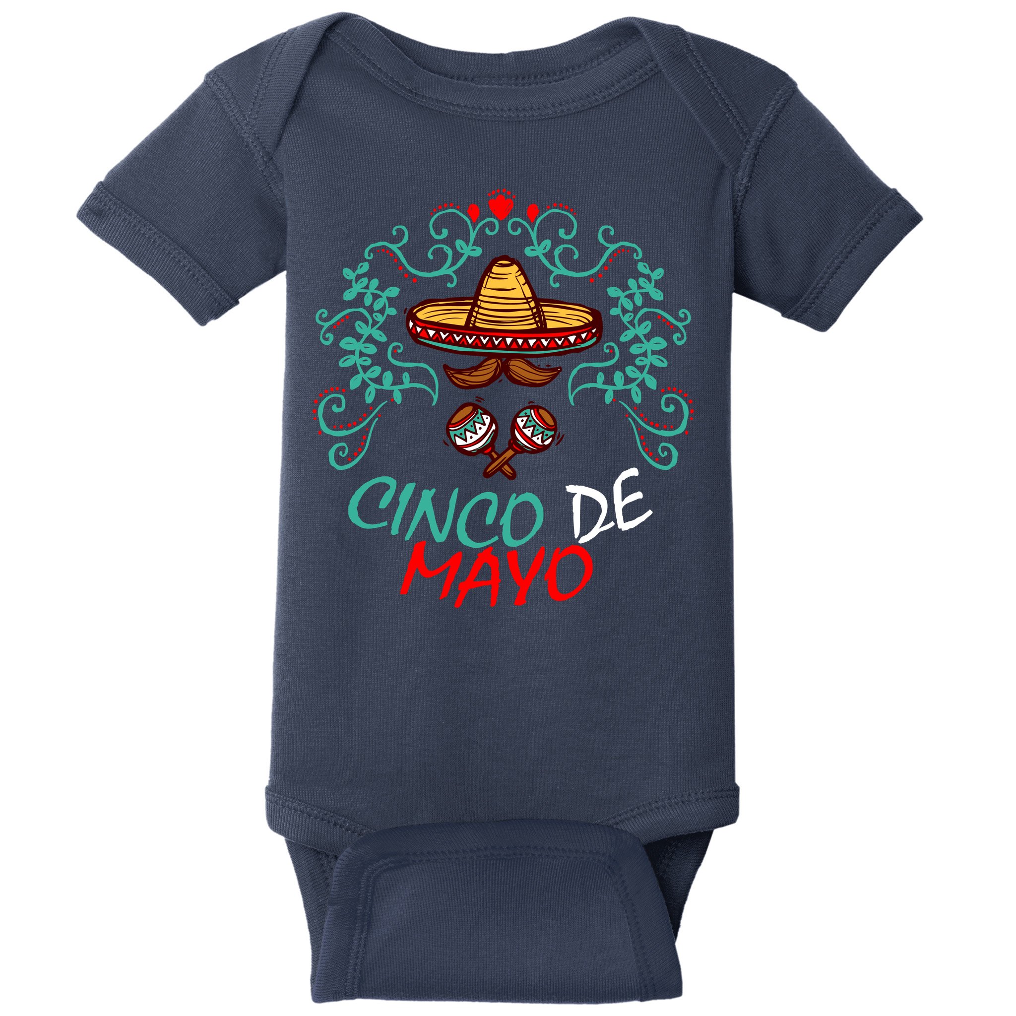 Cinco De Mayo Logo Baby Bodysuit
