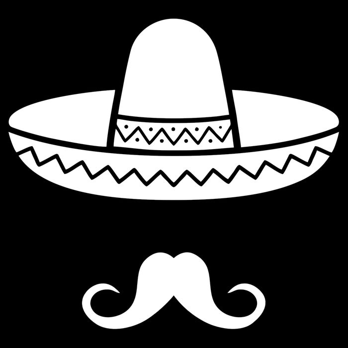 Cinco De Mayo Mexican Sombrero Moustache Poster