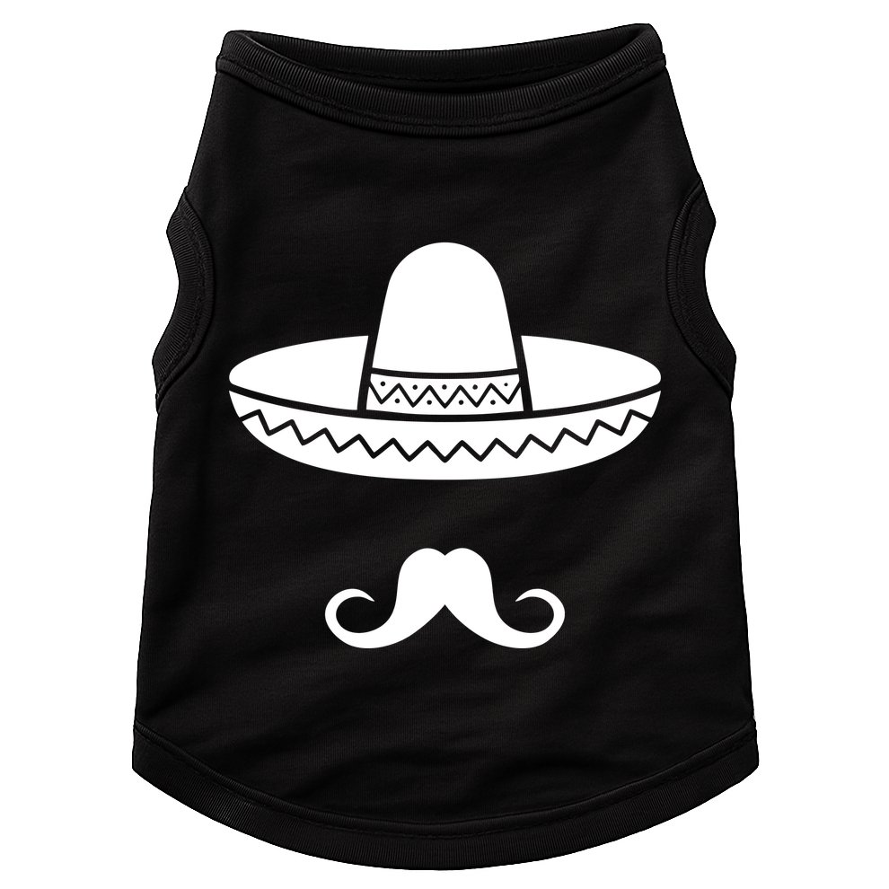 Cinco De Mayo Mexican Sombrero Moustache1 Doggie Tank