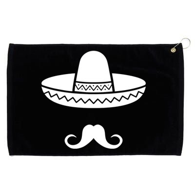 Cinco De Mayo Mexican Sombrero Moustache1 Grommeted Golf Towel