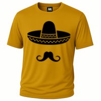 Cinco De Mayo Mexican Sombrero Moustache1 Cooling Performance Crew T-Shirt