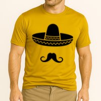 Cinco De Mayo Mexican Sombrero Moustache1 Cooling Performance Crew T-Shirt