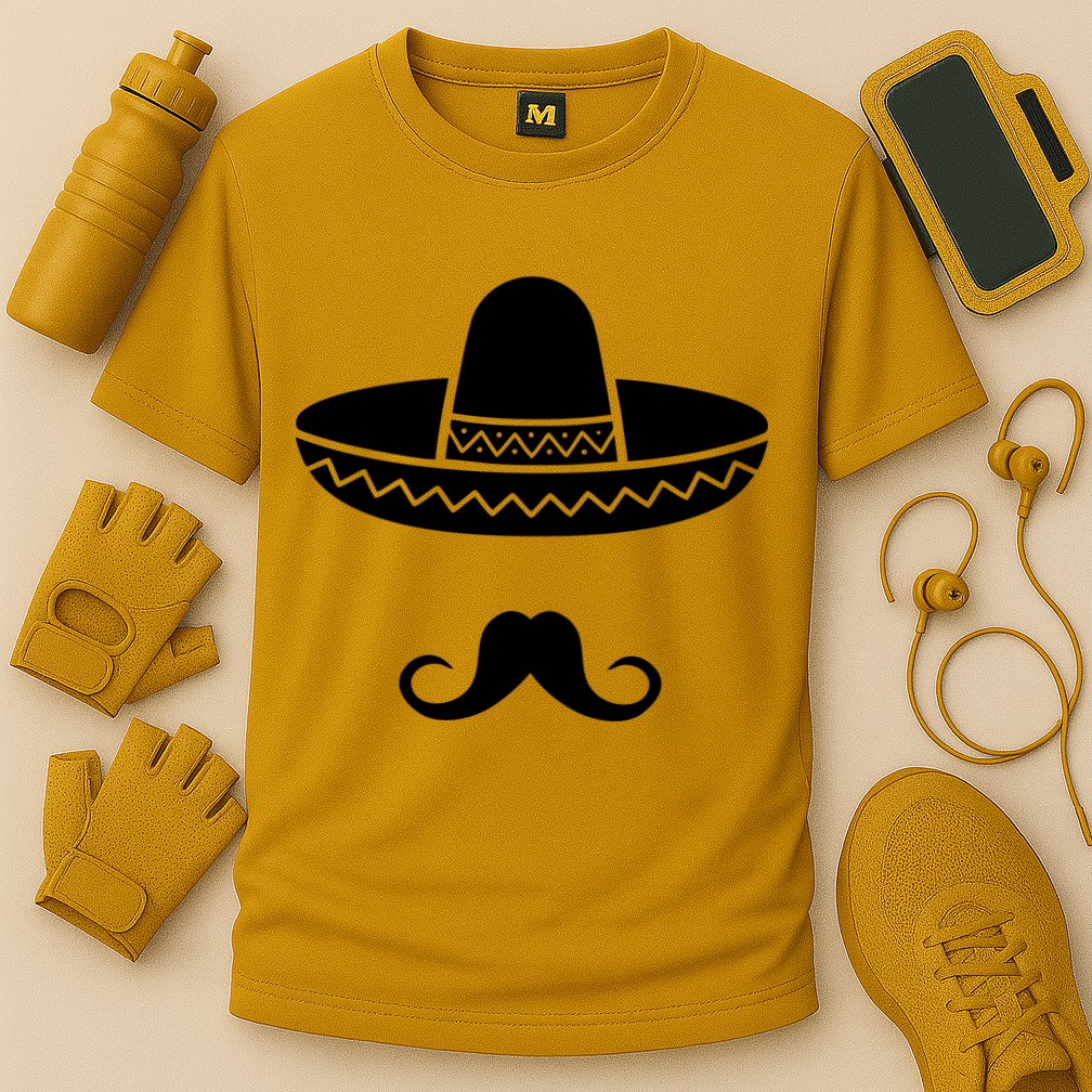 Cinco De Mayo Mexican Sombrero Moustache1 Cooling Performance Crew T-Shirt