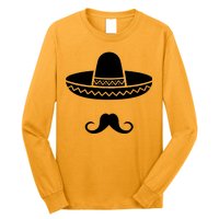 Cinco De Mayo Mexican Sombrero Moustache1 Long Sleeve Shirt