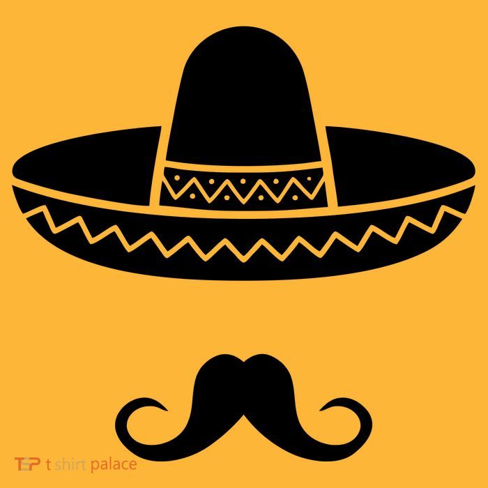 Cinco De Mayo Mexican Sombrero Moustache1 Premium T-Shirt