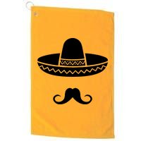 Cinco De Mayo Mexican Sombrero Moustache1 Platinum Collection Golf Towel