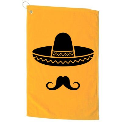 Cinco De Mayo Mexican Sombrero Moustache1 Platinum Collection Golf Towel