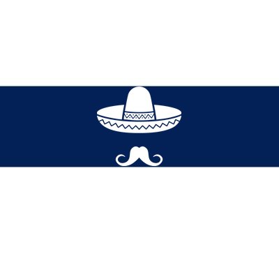 Cinco De Mayo Mexican Sombrero Moustache1 Bumper Sticker