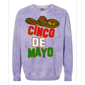 Cinco De Mayo Party Colorblast Crewneck Sweatshirt